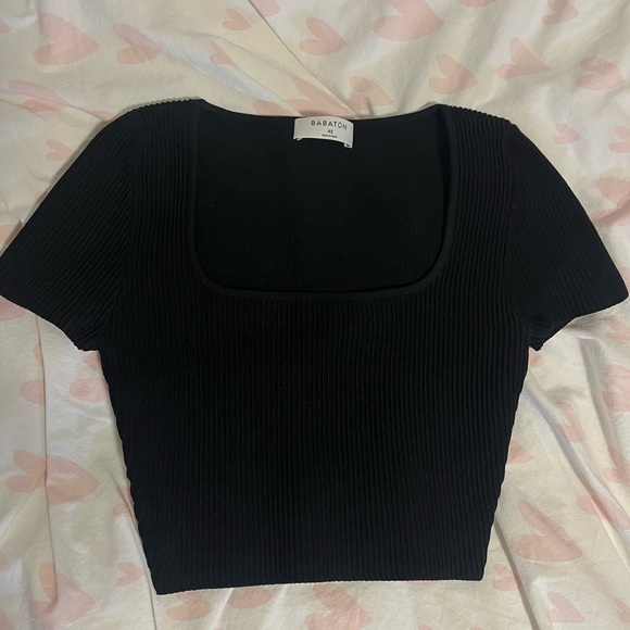 ARITZIA sculpt knit square neck top - Picture 2 of 4